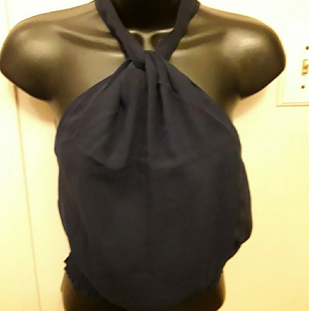 Chiffon halter top